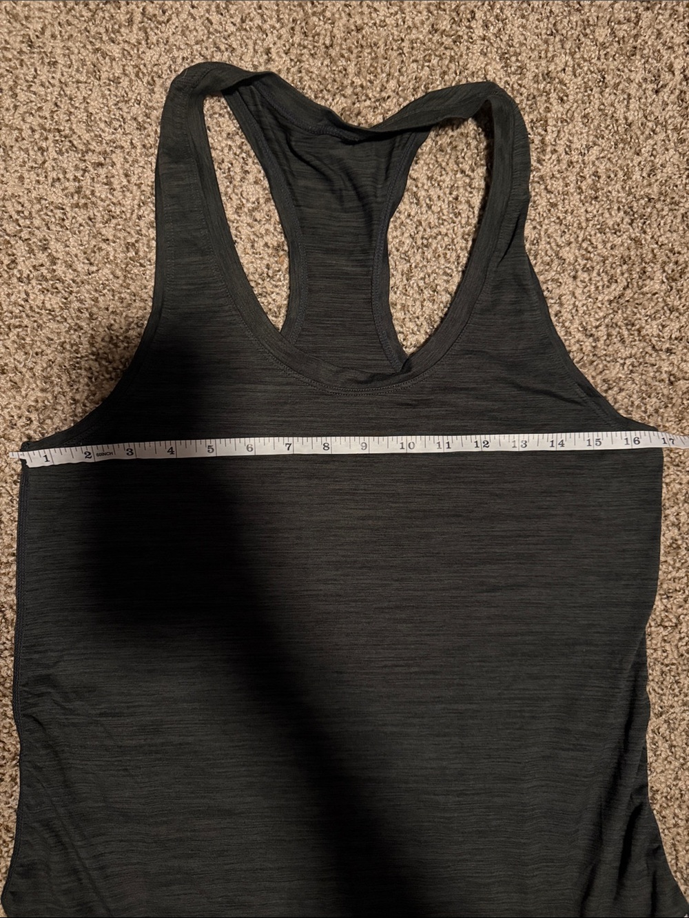 Vuori Women’s Gray Heather Racerback Tank Top Athletic Yoga S/M - Picture 5 of 5